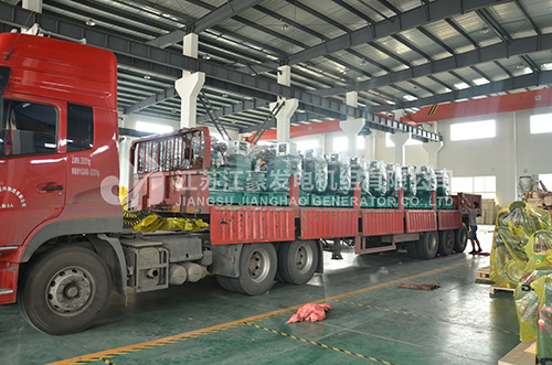 9台50KW、2台100KW康明斯配斯坦福发电机组发往浙江
